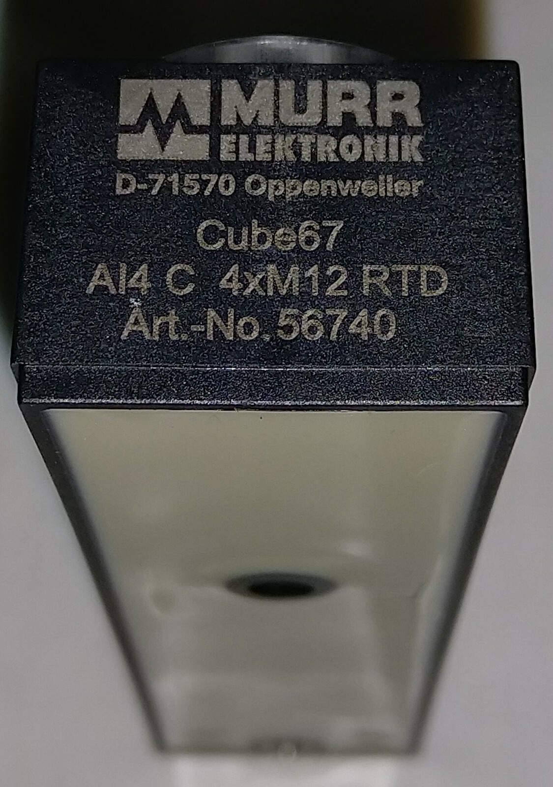 Murrelektronik 56740 CUBE67 I/O COMPACT MODULE 4 analog inputs 4xM12 RTD