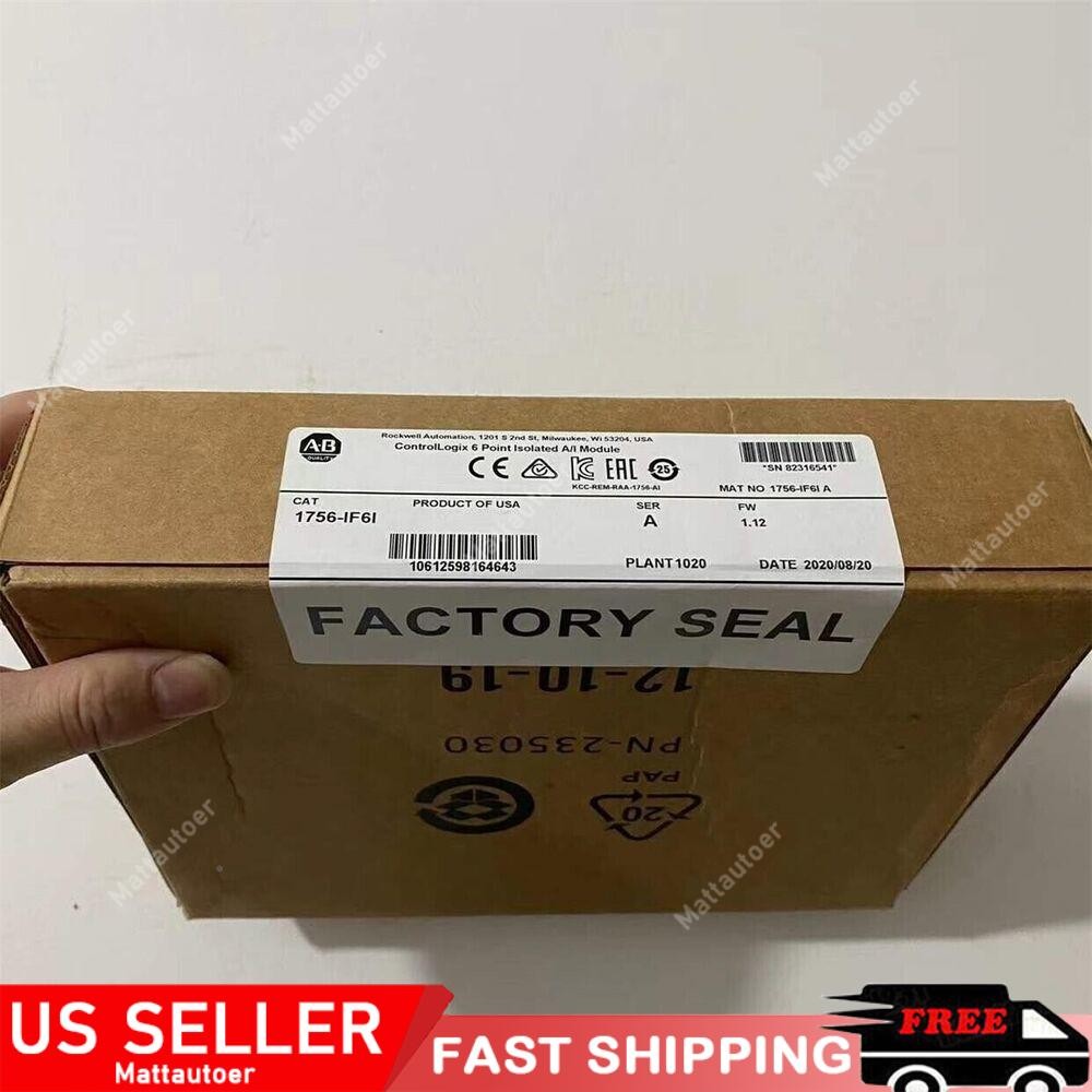 New Sealed AB 1756-IF6I Controllogix Analog Isolated Input Module US Free Tax