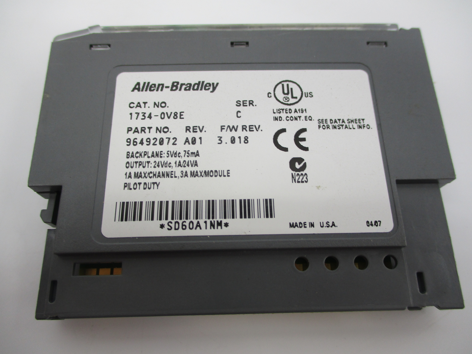 ALLEN BRADLEY 1734-OV8E SER.C MODULE NSNP