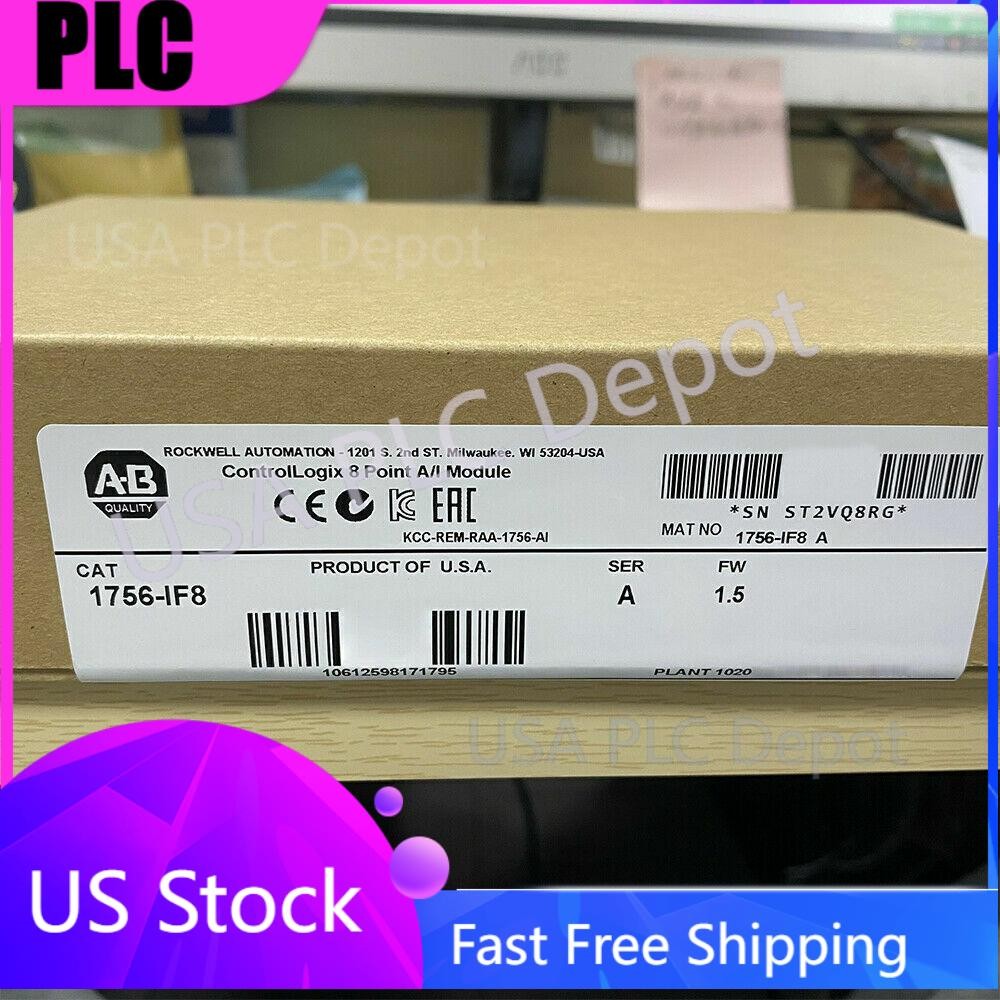 Allen Bradley 1756IF8 ControlLogix 8 Point A/I Module 1756-IF8 Ser A New Sealed