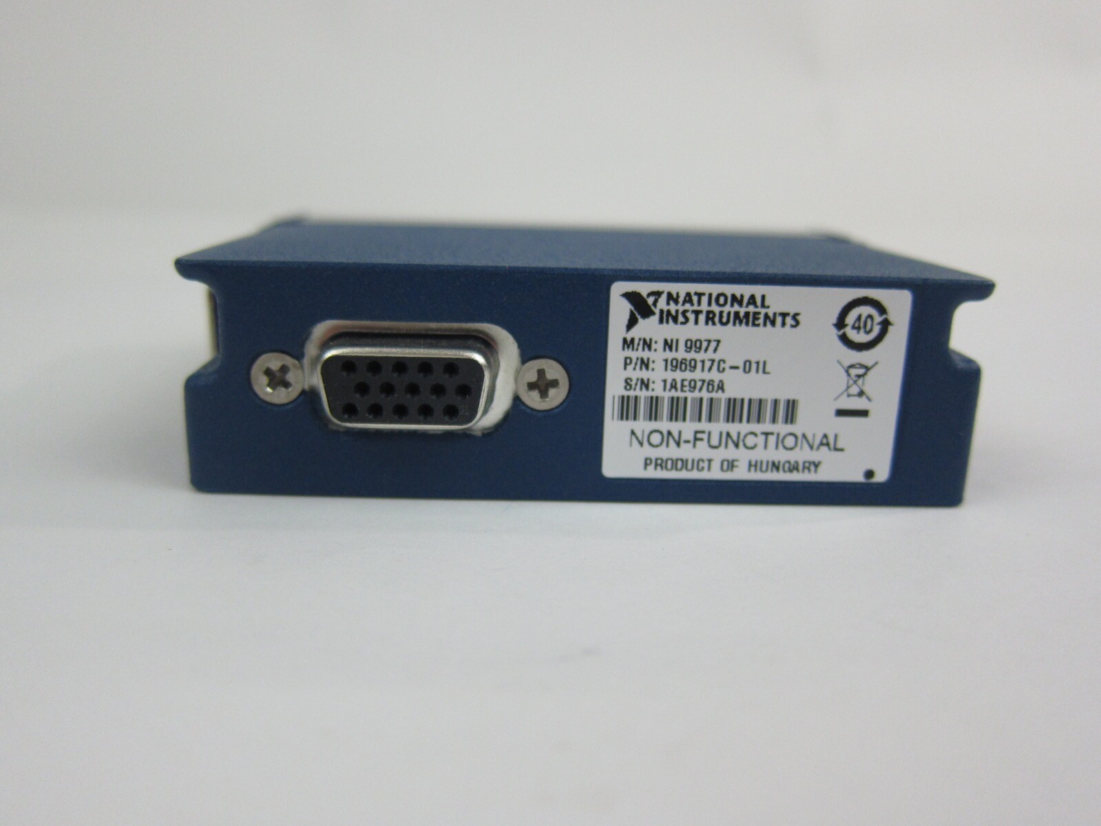 National Instruments NI-9977 Slot Filler Module 196917C-01L