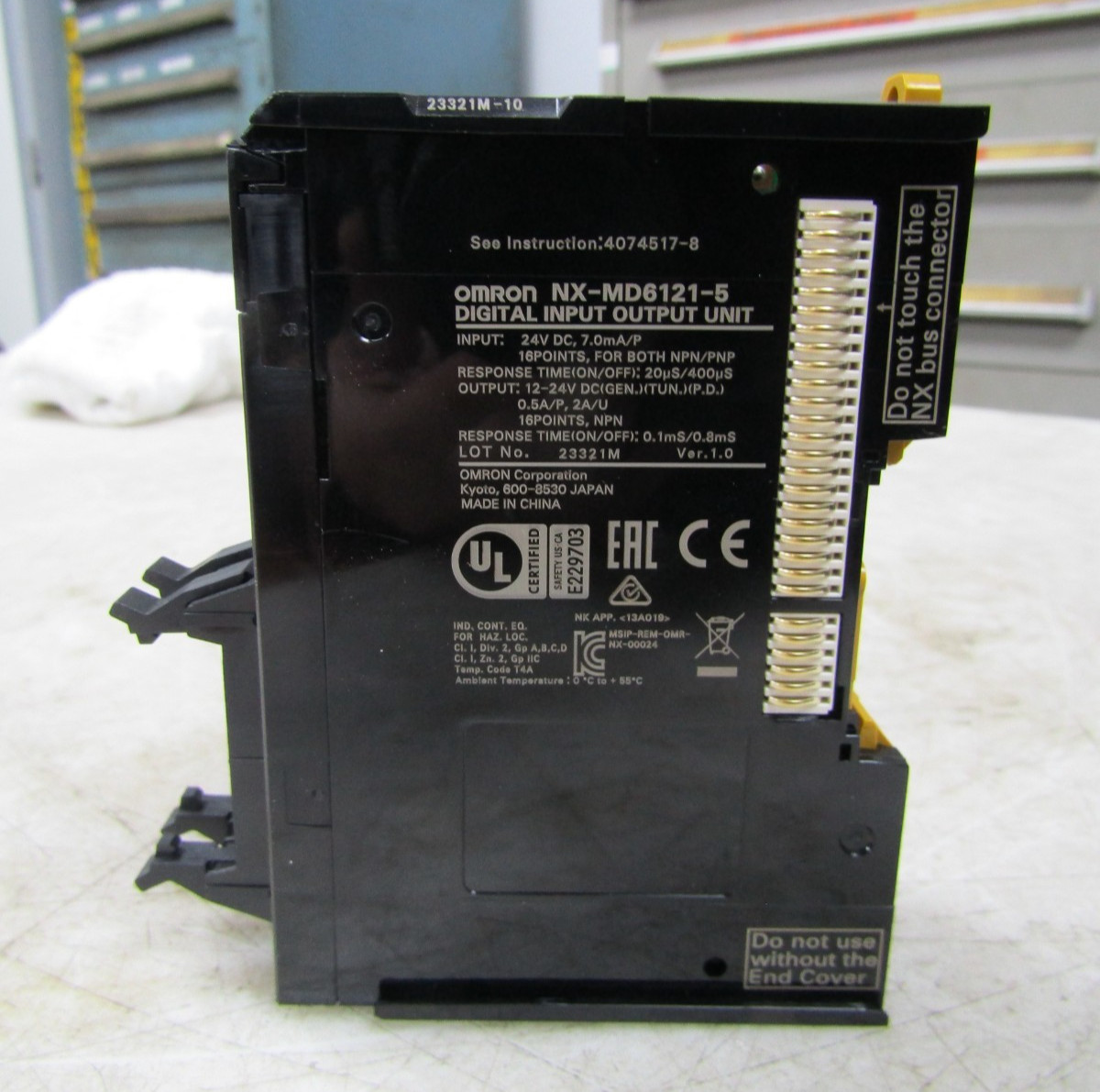 💥NEW OMRON NX-MD6121-5 DIGITAL INPUT OUTPUT UNIT 24 VDC 12-24 VDC