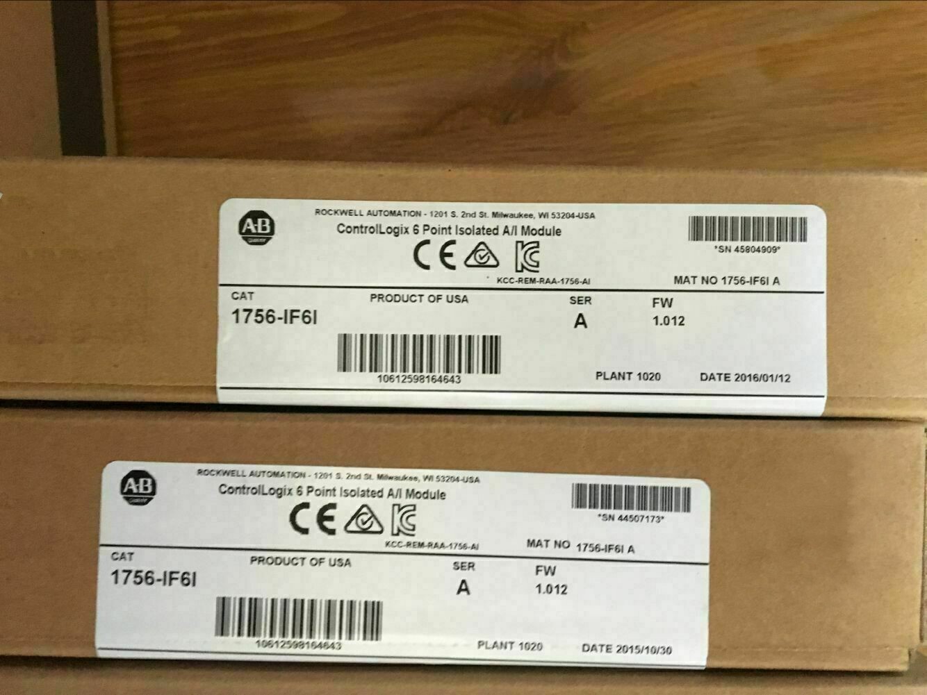 Sealed AB 1756-IF6I SER A ControlLogix 6 Point Isolated A/I Module US Free Tax