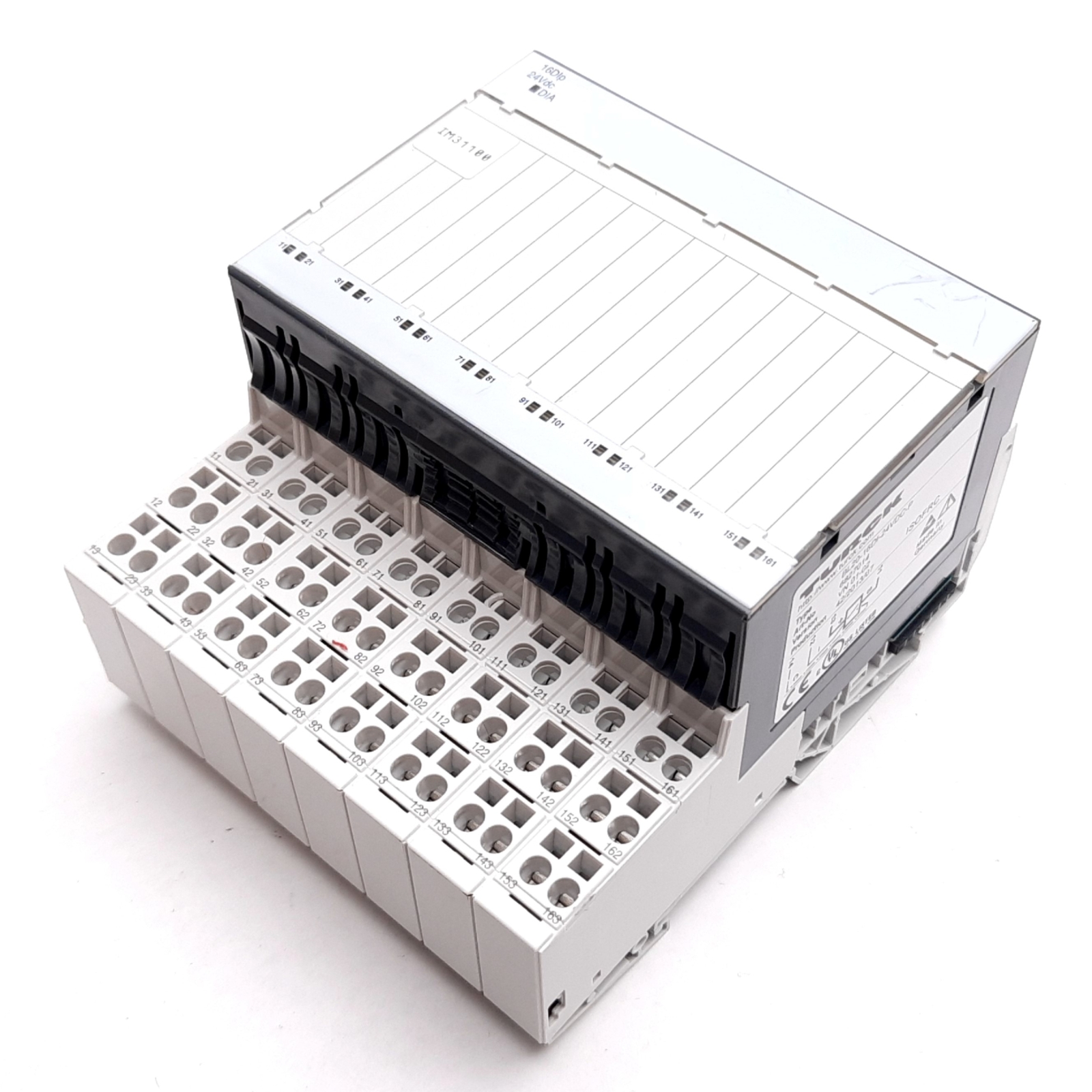 Turck BL20-16DI-24VDC-P PLC Digital Input Module, 16-Point, 24VDC, PNP