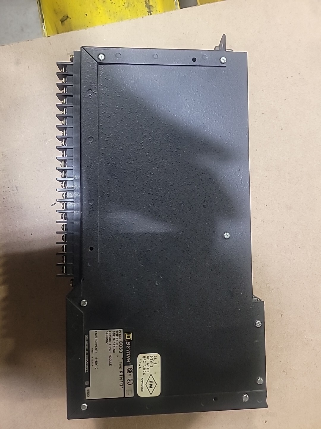 SQUARE D 8030 RIM 101 SY/MAX SERIES C1 IMPUT MODULE 30619-507-50 120VAC 50/60HZ