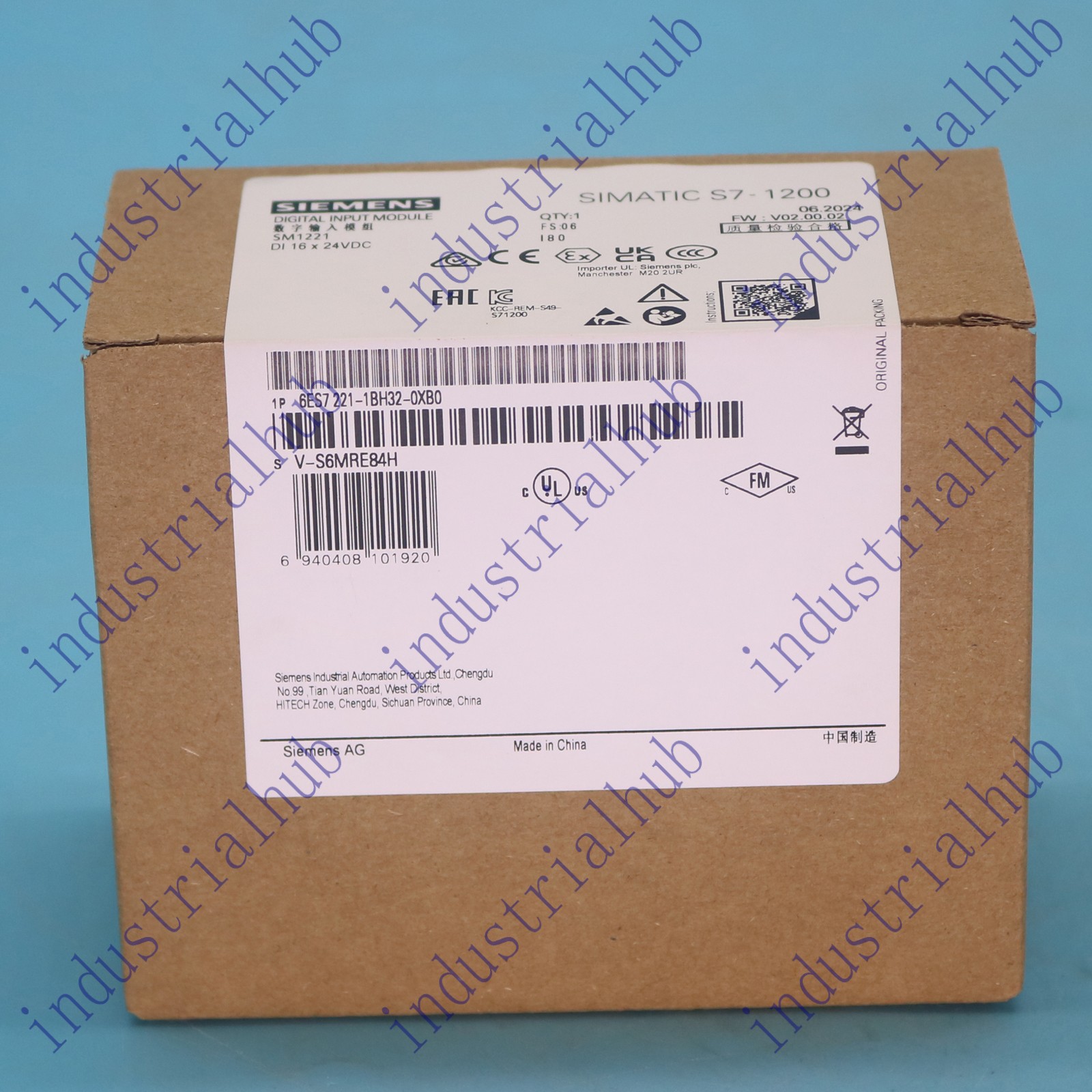SIEMENS New 1pc in box PLC Module 6ES7221-1BH32-0XB0 ship DHL