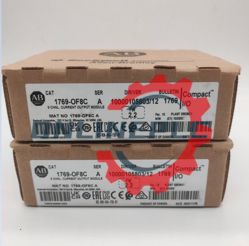 AB 1769-OF8C /A CompactLogix 8-Ch Analog Output Current Module