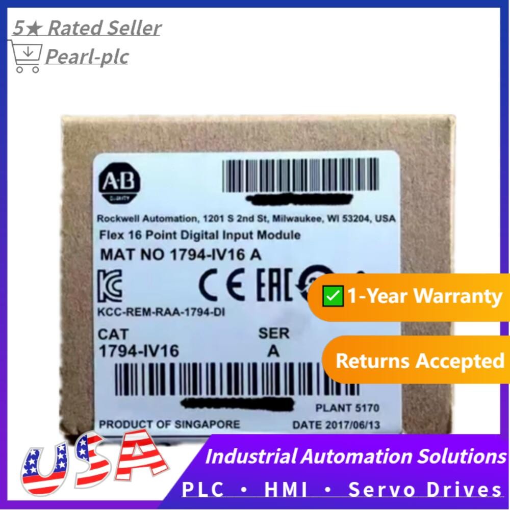 New Factory Sealed AB 1794-IV16 Flex 16 Pt Digital Input Module US Free Tax