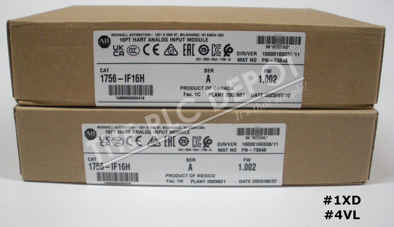 SEALED 2023-2024 AUTHENTIC Allen Bradley 1756-IF16H 16PT Input #QTY