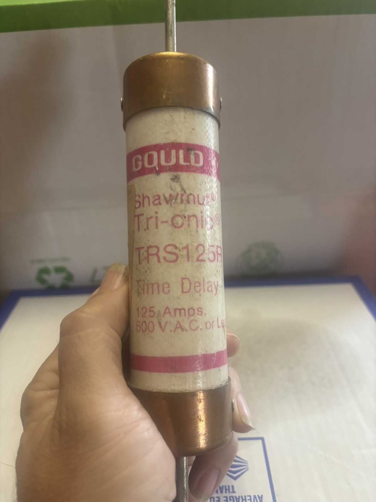 GOULD-SHAWMUT TRS125R TRI-ONIC TIME-DELAY FUSE