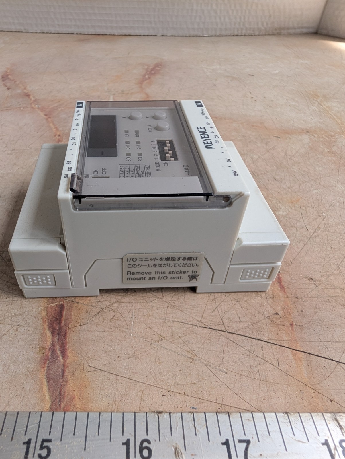 KEYENCE KL-4AD ANALOG INPUT MODULE PLC EXPANSION UNIT 4CH 24V – NEW (OPEN BOX)