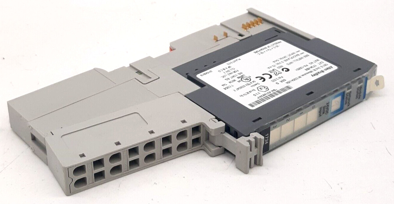 Allen-Bradley 1734-IB8 Module w/1734-MB Base & 1734-RTBS Terminal Block