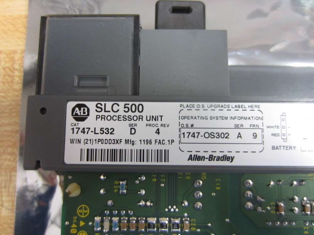 Allen Bradley 1747-L532 SLC5/03 CPU 1747L532 Ser.D w/o Cover