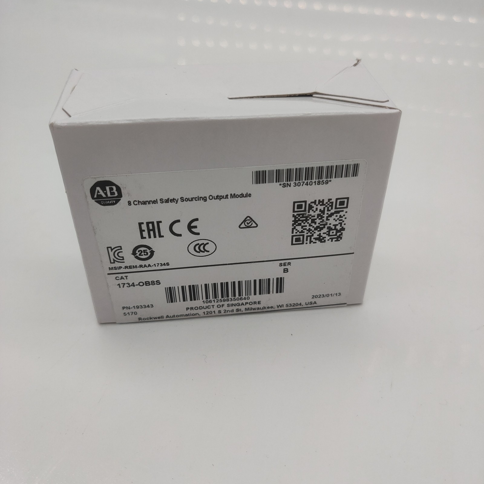 New Allen-Bradley1734-OB8S Point I/O Safety Output Module 1734OB8S US Free Tax