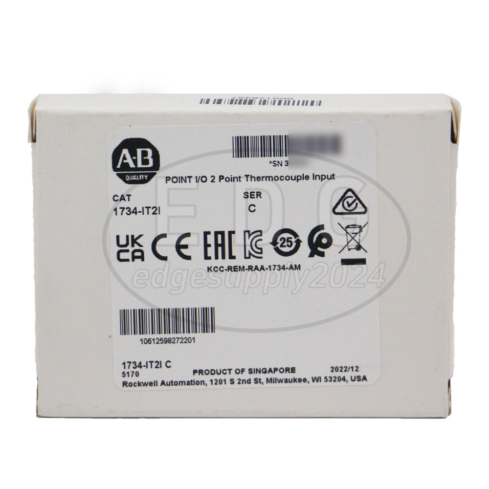 New Allen-Bradley 1734-IT2I POINT I/O 2 Point Thermocouple Input