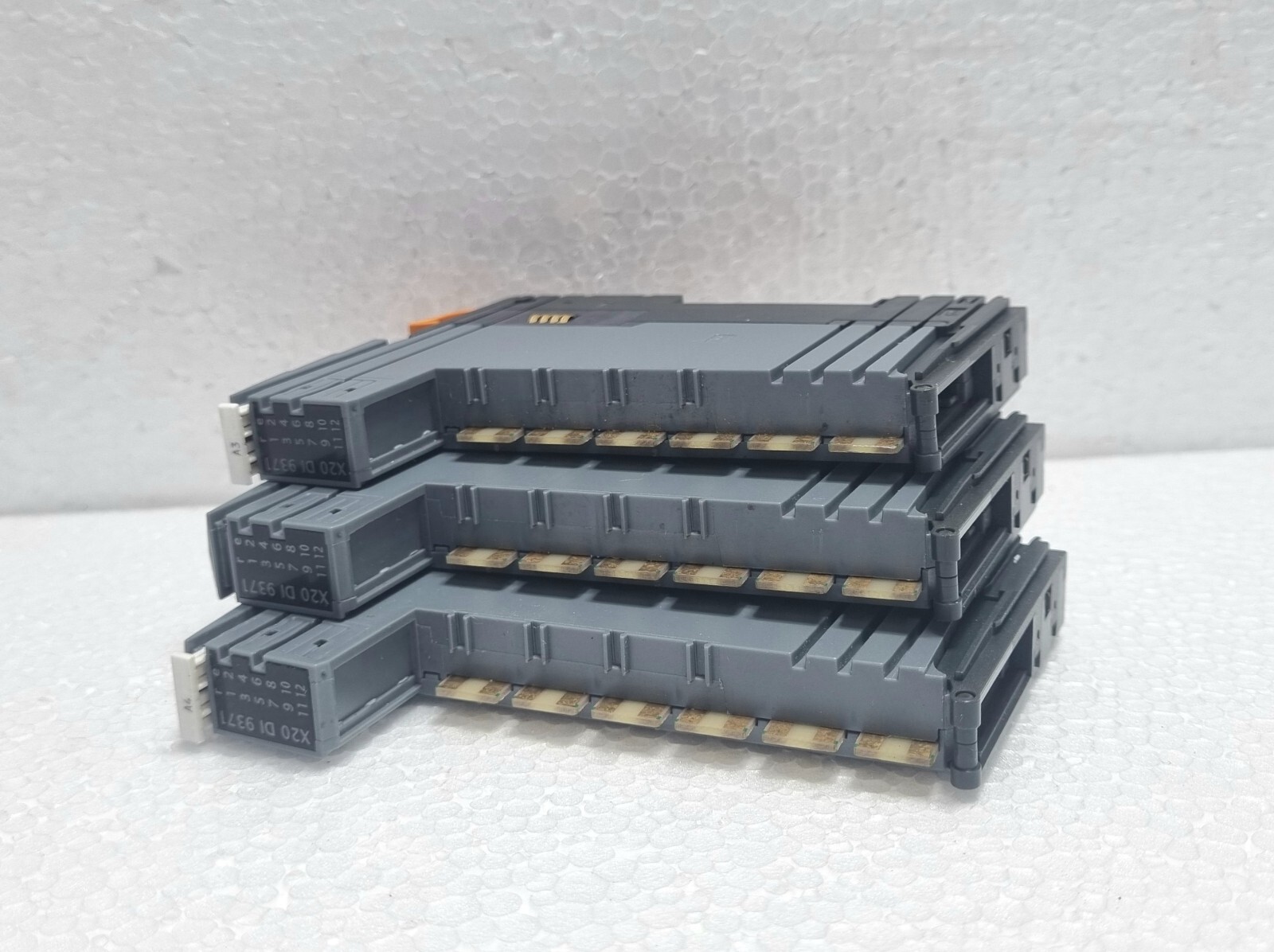 B&R X20 DI 9371 Digital Input Module With Module BASE X20 BM 11 Lot Of 3