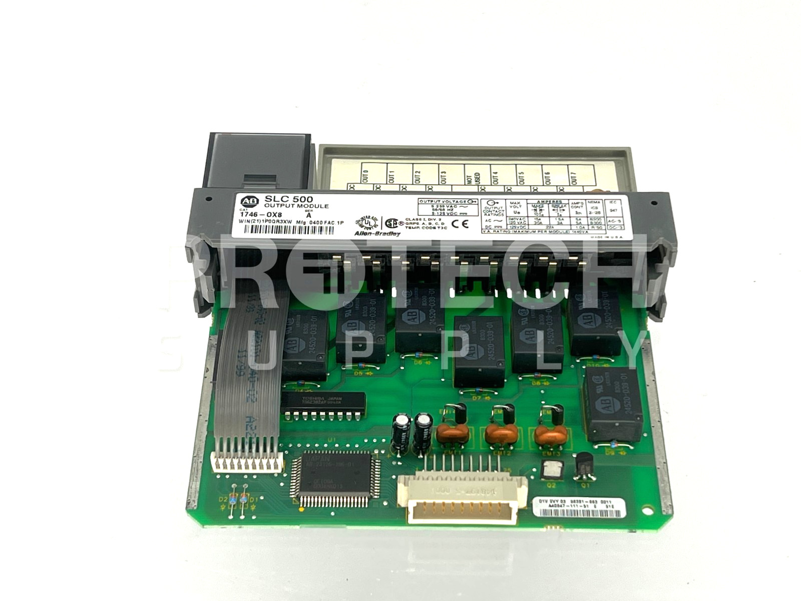 Allen-Bradley 1746-0X8 SLC500 Output Module Ser A with WARRANTY