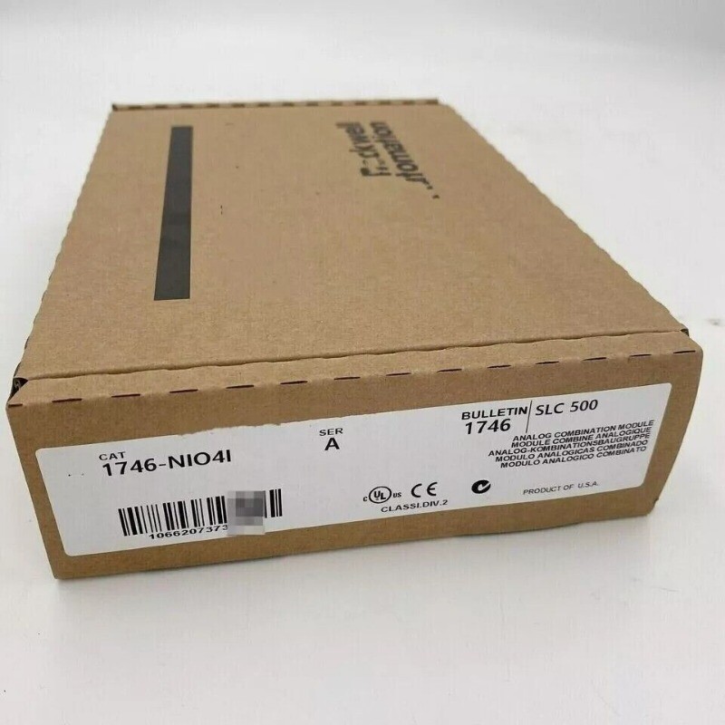 Factroy Sealed AB 1746-NIO4I SLC 500 Analog Output Module 1746NIO4I US Free Tax