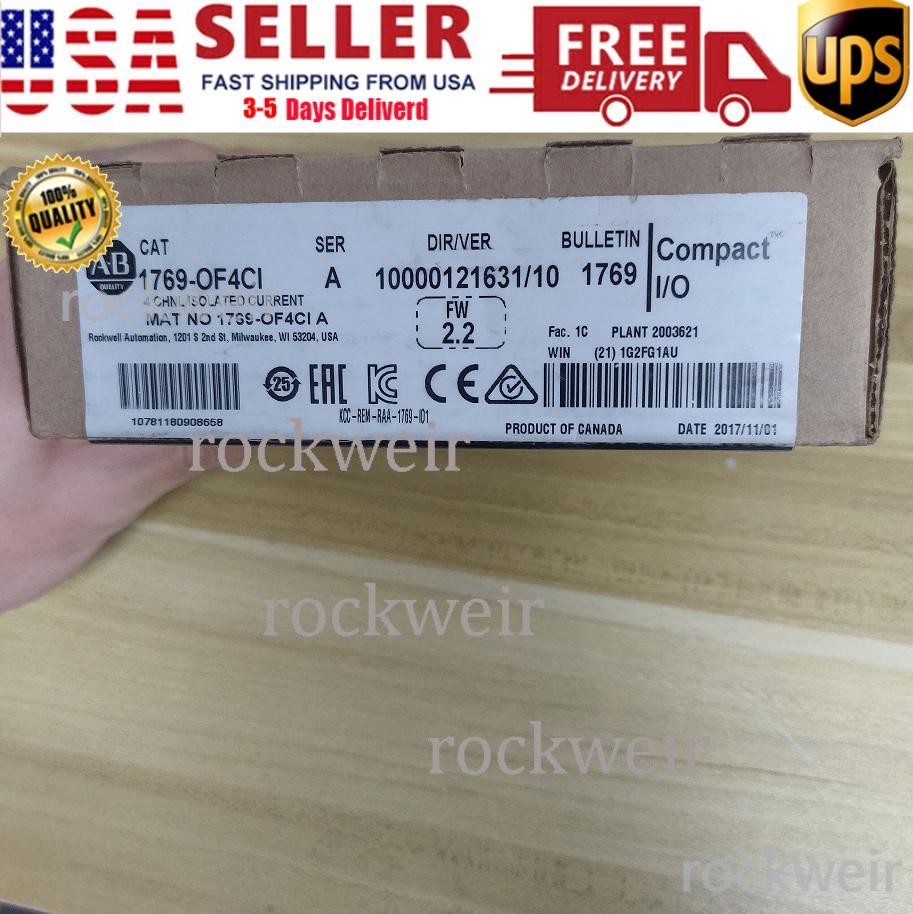 New AB 1769-OF4CI CompactLogix 4 Pt A/O Current Module 1769OF4CI US Free Tax