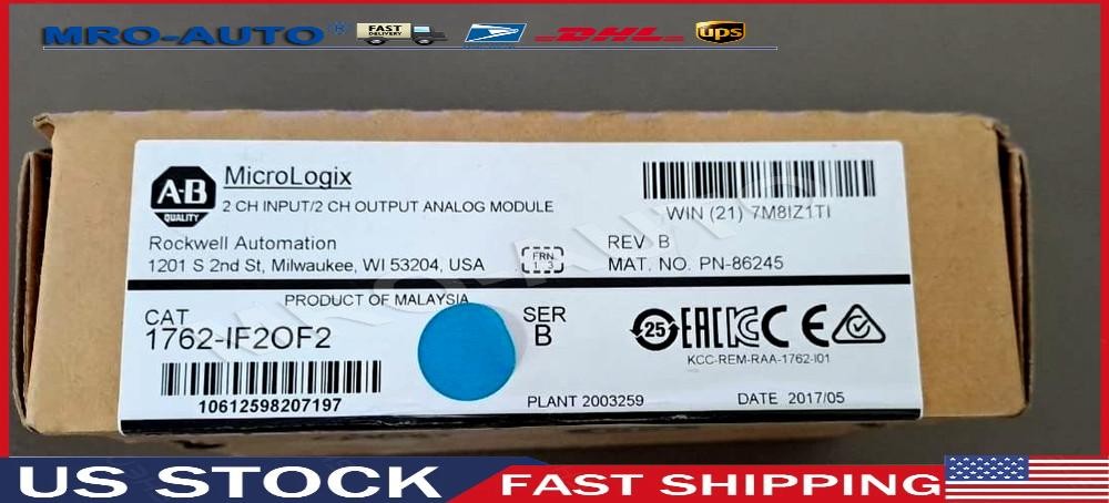 ALLEN BRADLEY 1762-IF20F2 INPUT AND OUTPUT ANALOG MODULE