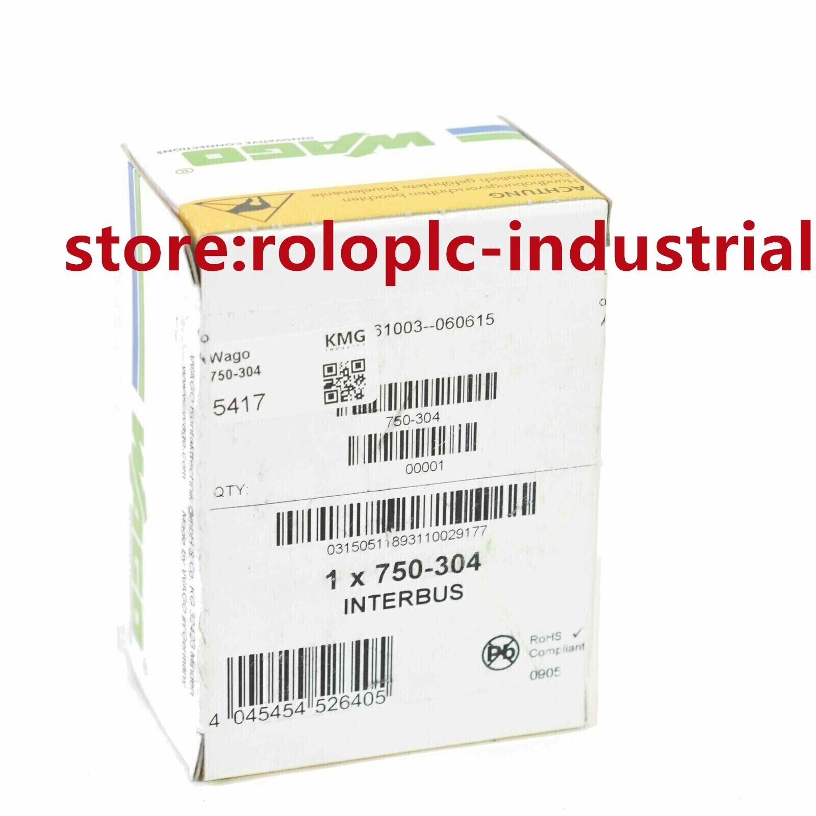 New WAGO 750-304 I/O System Interbus Digital Analog Module 750304