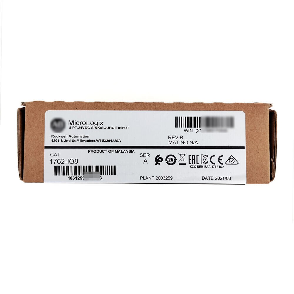 New Sealed AB 1762-IQ8 MicroLogix 1200 Discrete Input Module US Free Tax
