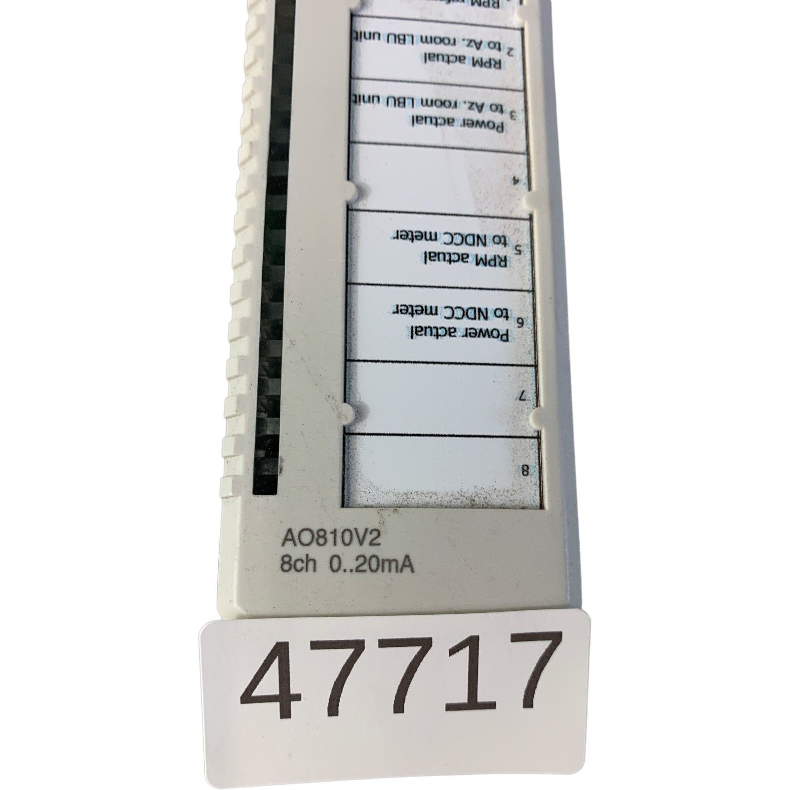 ABB 3BSE013234R1 TU830V1 Advanced Module Termination Unit AO810V2 8ch 0..20mA