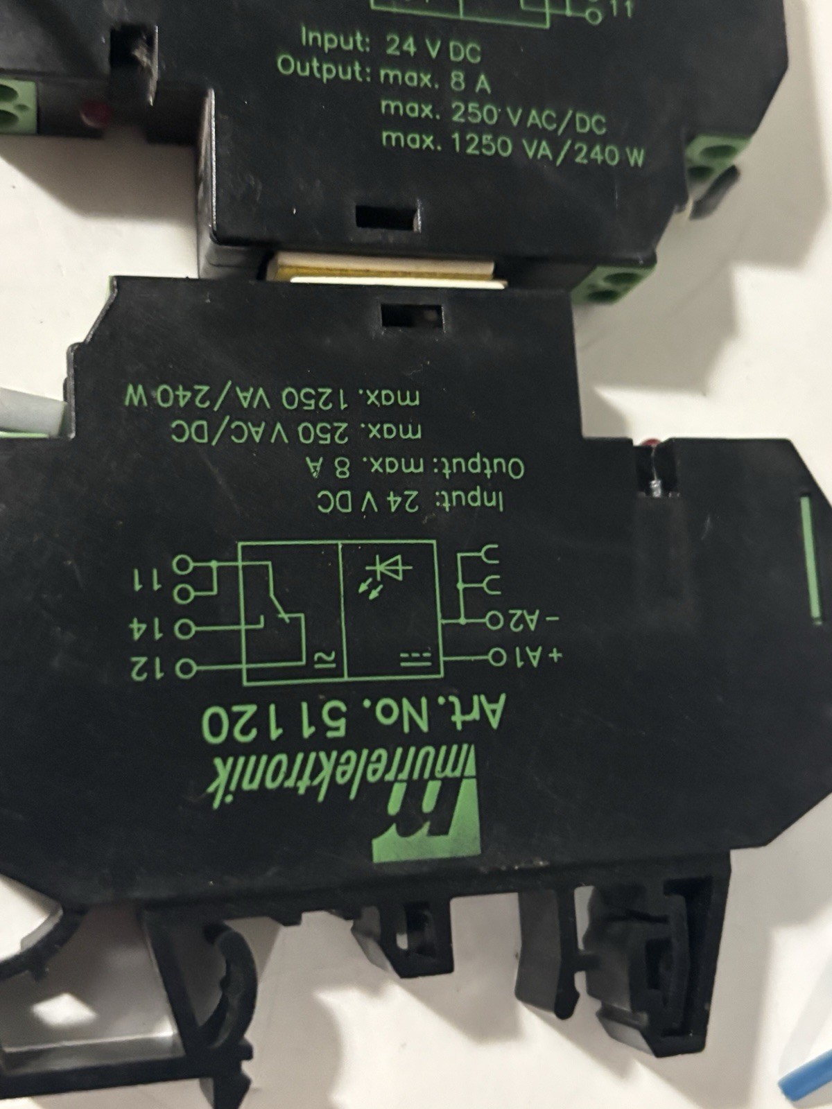 Lot (9) MURR Elektronik Interface Module 51 120 24VDC / 51120