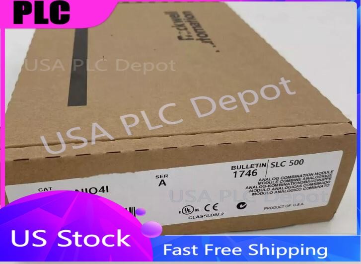 New Sealed AB 1746-NIO4I SLC 500 Analog Output Module 1746NIO4I