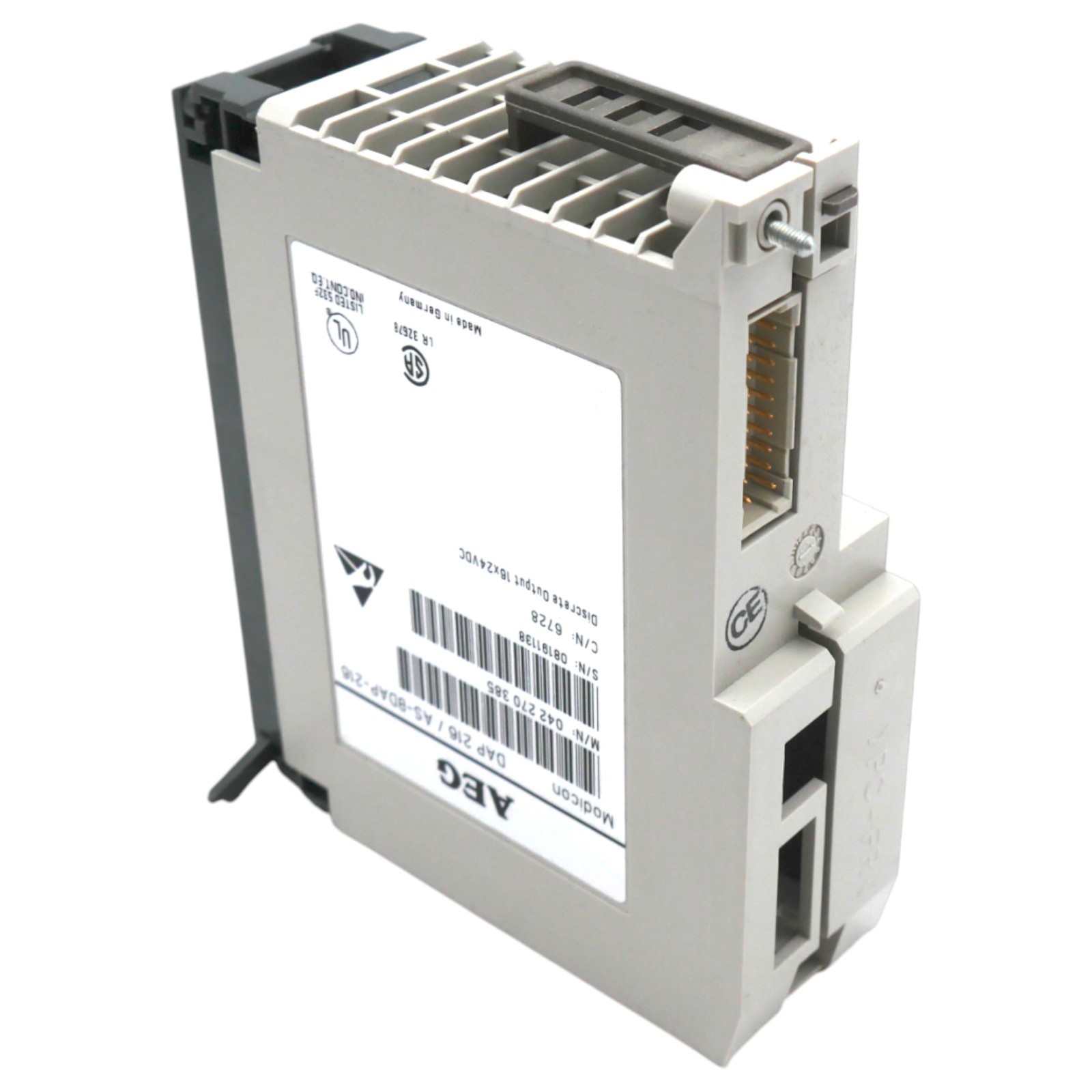 AEG Modicon DAP 216 / AS-BDAP-216 Output / Output Module -used/attn.-