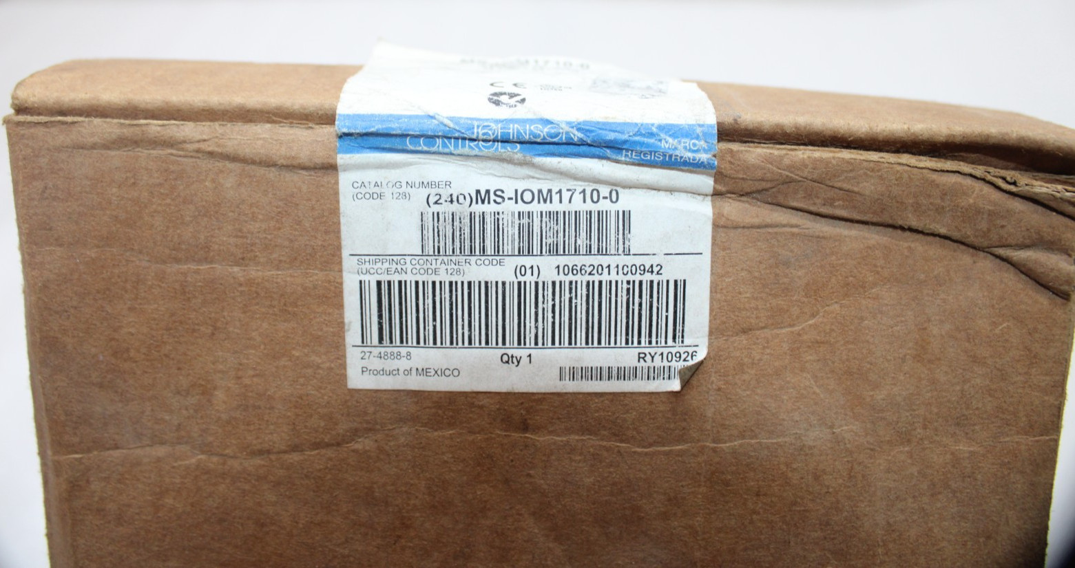 JOHNSON CONTROLS MS-IOM1710-0 METASYS INPUT/OUTPUT (I/O) MODULE