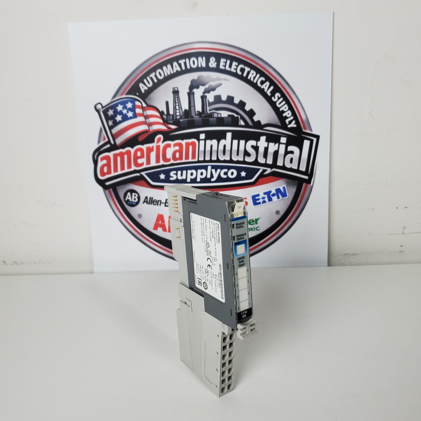 ALLEN-BRADLEY INPUT MODULE 1734-IB8 Series D w/ 1734-MB