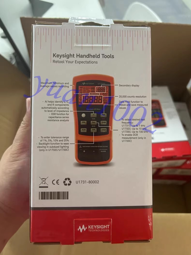 1PCS NEW KEYSIGHT U1733C 100Hz~100kHz Handheld LCR meter Fast delivery