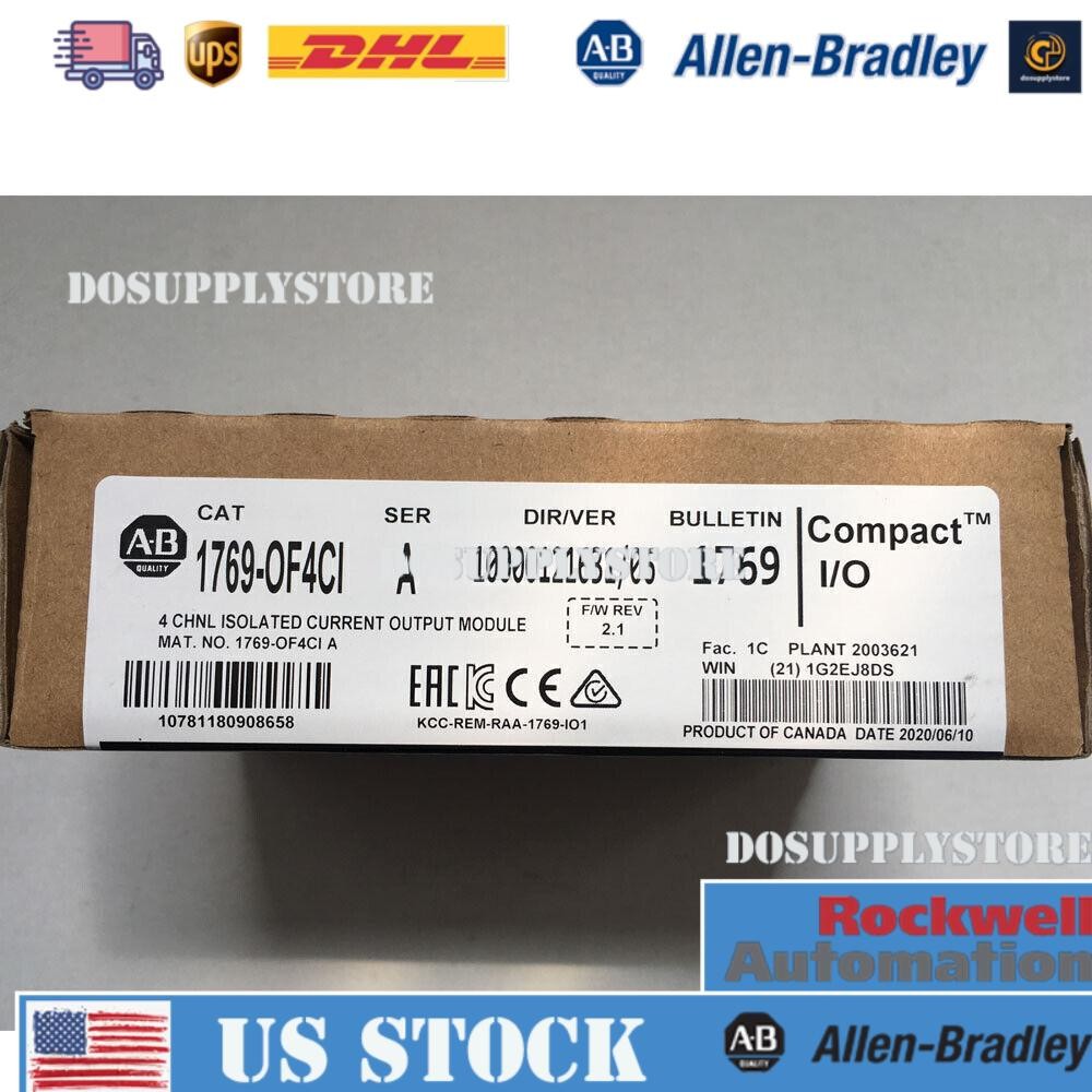 New Sealed 1769-OF4CI CompactLogix 4 Pt A/O Current Module 1769OF4CI AB