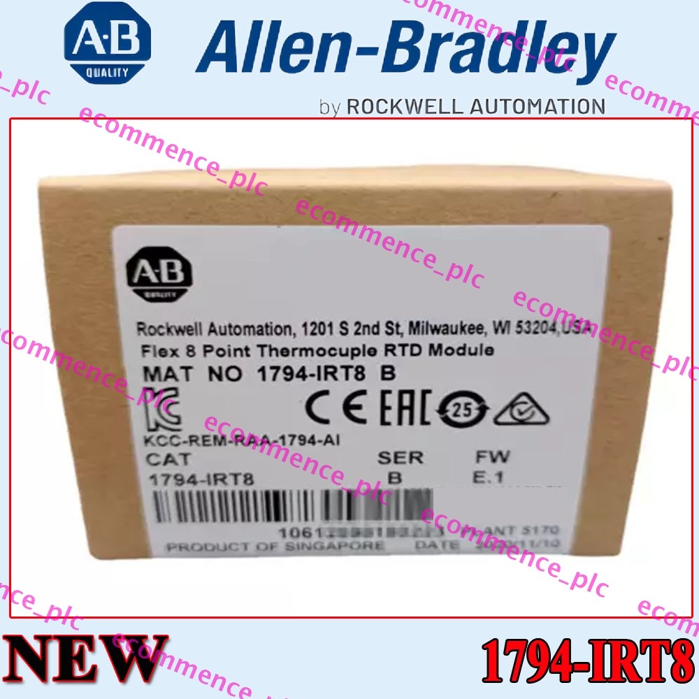 New NEW PLC 1794-IRT8 Flex 8 Point Thermocouple RTD Module 1794IRT8