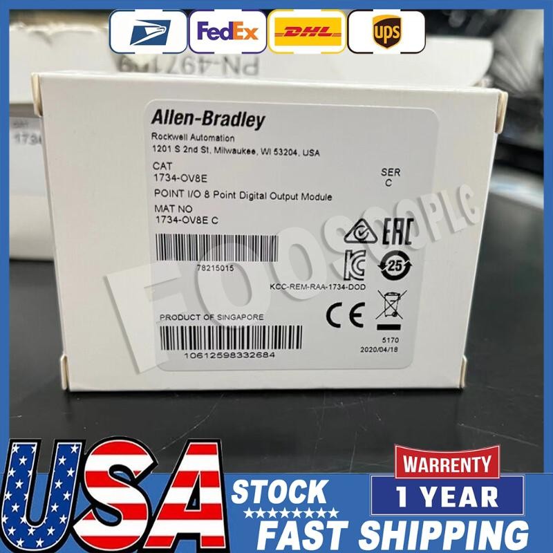 1734-OV8E POINT I/O 8 Point Digital Output Module Brand AB US Free Tax