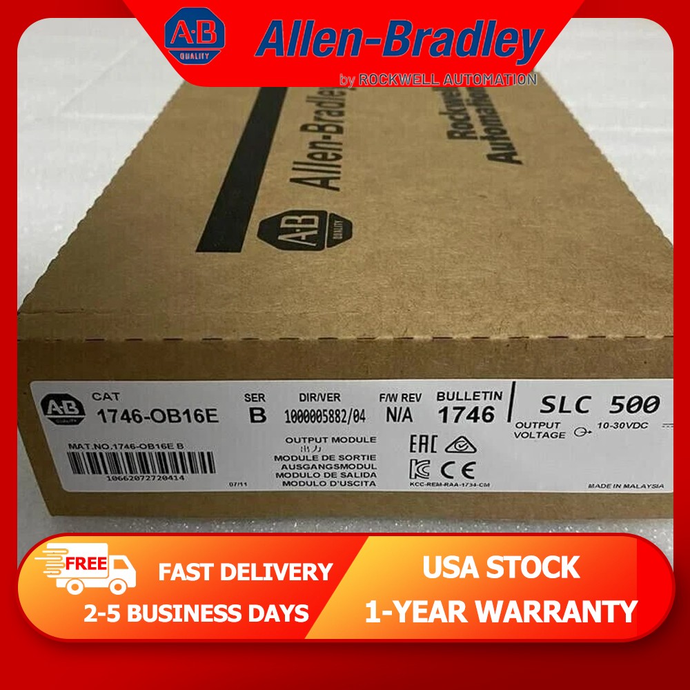 New 1746-OB16E SER B SLC 500 PLC Output Module 1746OB16E Real US Stock