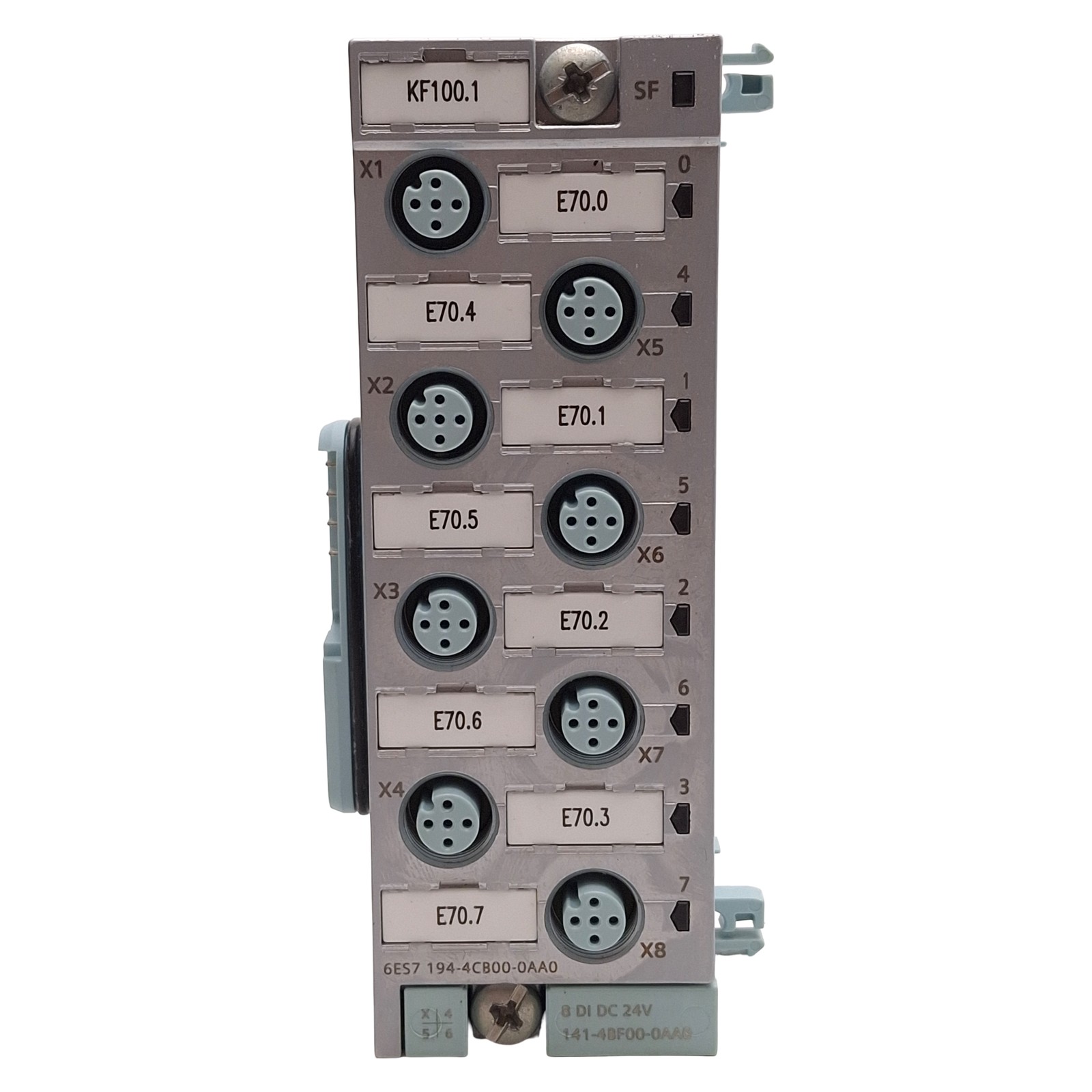 Siemens 6ES7 194-4CB00-0AA0 SIMATIC DP ET 200 PRO I/O Module, 8x M12 5-Pin 24VDC