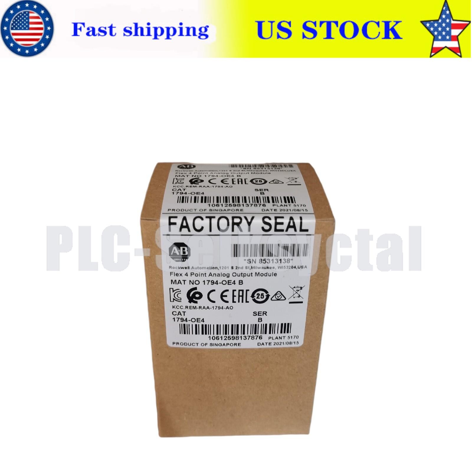 New Factory Sealed AB 1794-OE4 B Flex 4 Point Analog Output Module 1794OE4