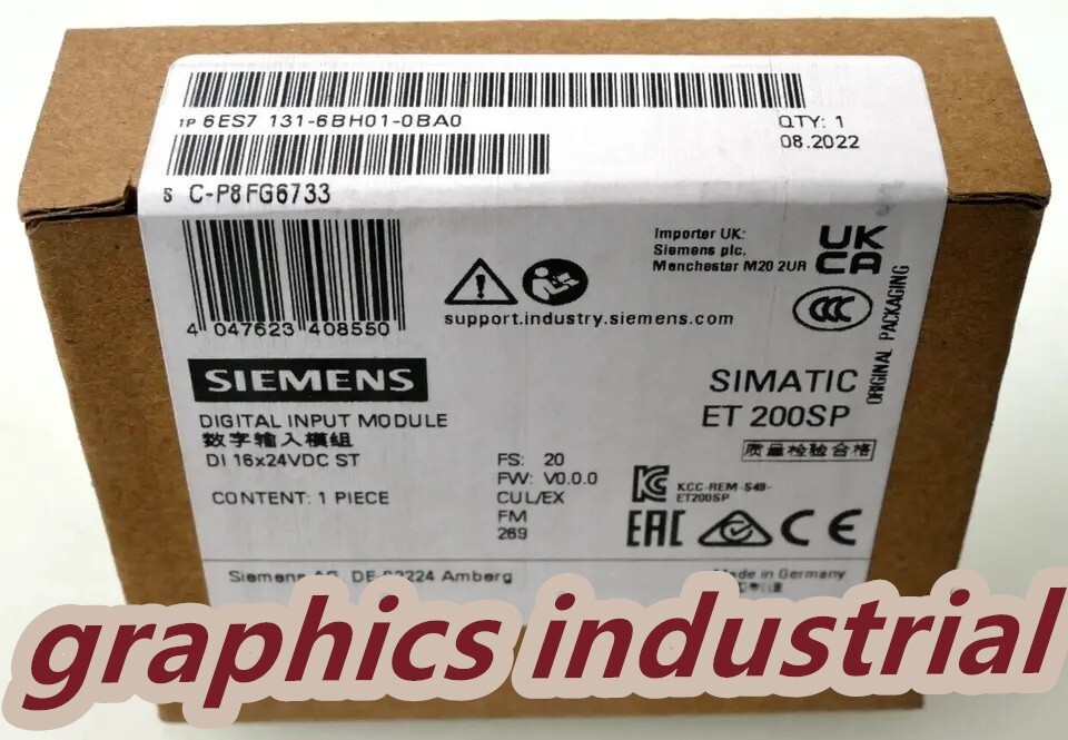 New Siemens 6ES7131-6BH01-0BA0 6ES71316BH010BA0 ET 200SP Digital input module