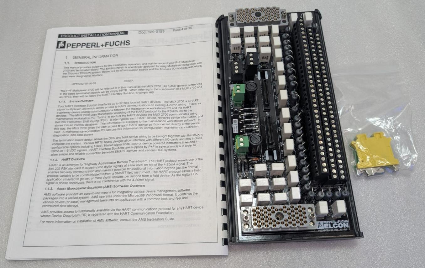 Pepperl+Fuchs HiSHPTB/32/TR-AI-01 HART Termination Board 32-Ch 907912