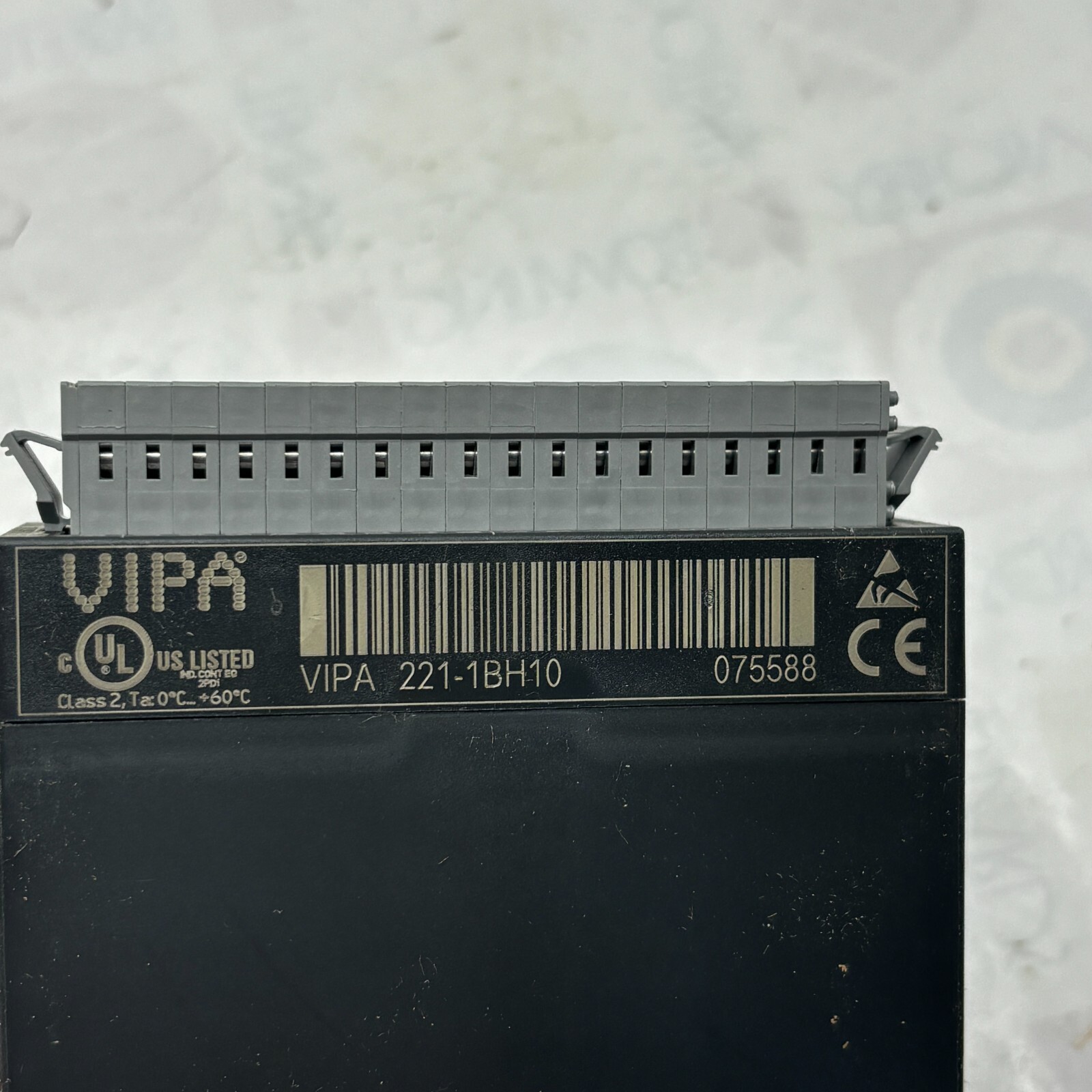 YASKAWA VIPA 221-1BH10 DIGITAL INPUT MODULE VIPA2211BH10 BLACK 075588 CLASS 2 🎯