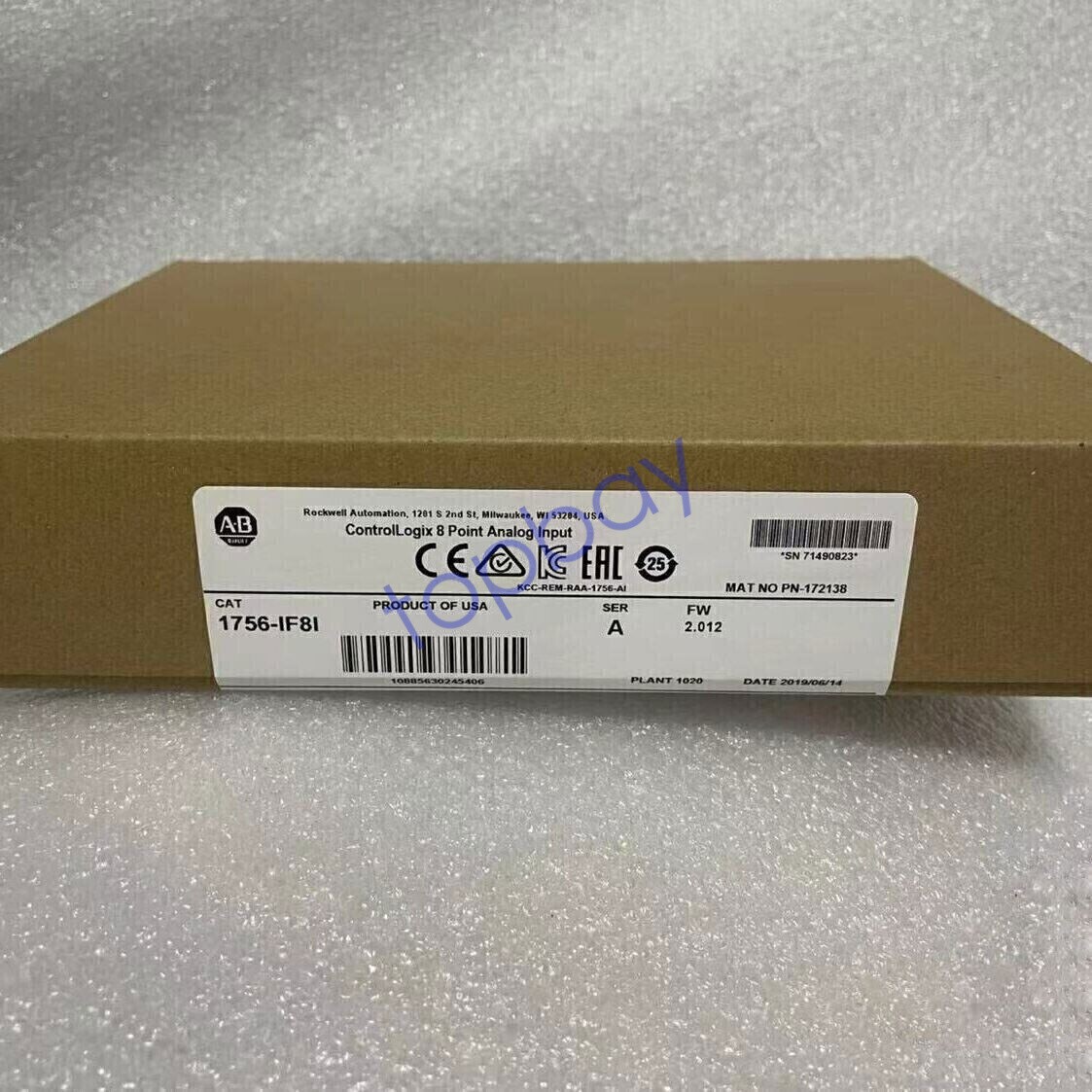 New AB 1756-IF8I /B ControlLogix 8 Point Analog Input Module 1756IF8I