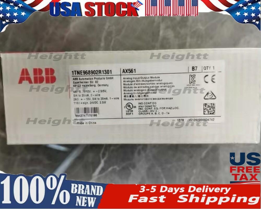 1pc ABB AX561 Analog Input/Output Module 1TNE968902R1301