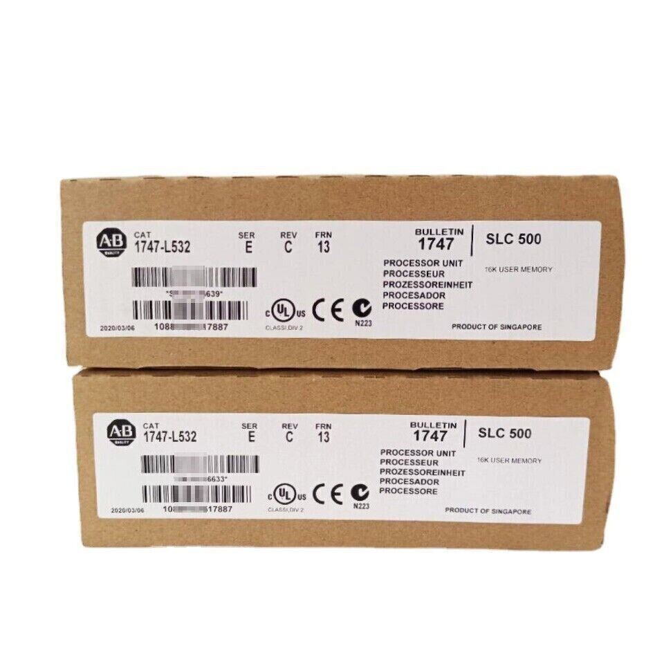 New Sealed AB 1747-L532/E SLC 500 SLC 5/03 CPU Processor Unit 1747 L532