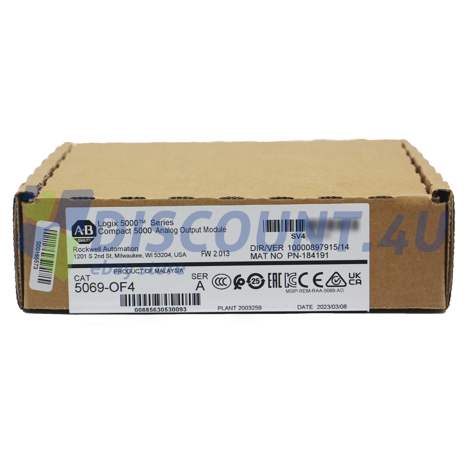 New Allen Bradley 5069-OF4 Compact 5000 Analog Output Module