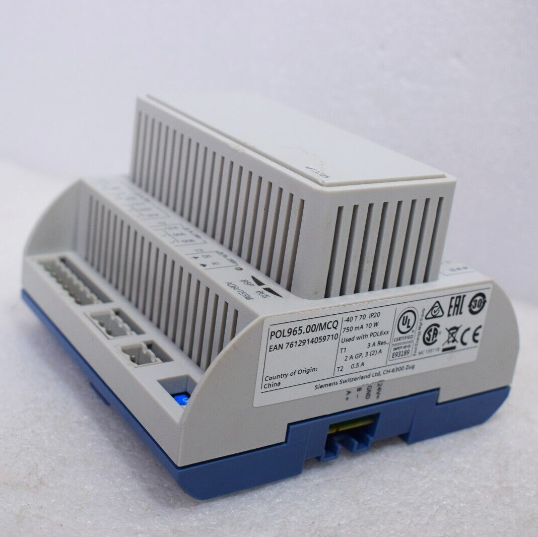 SIEMENS MT3025 EXTENSION I/O MODULE POL965.00/MCQ