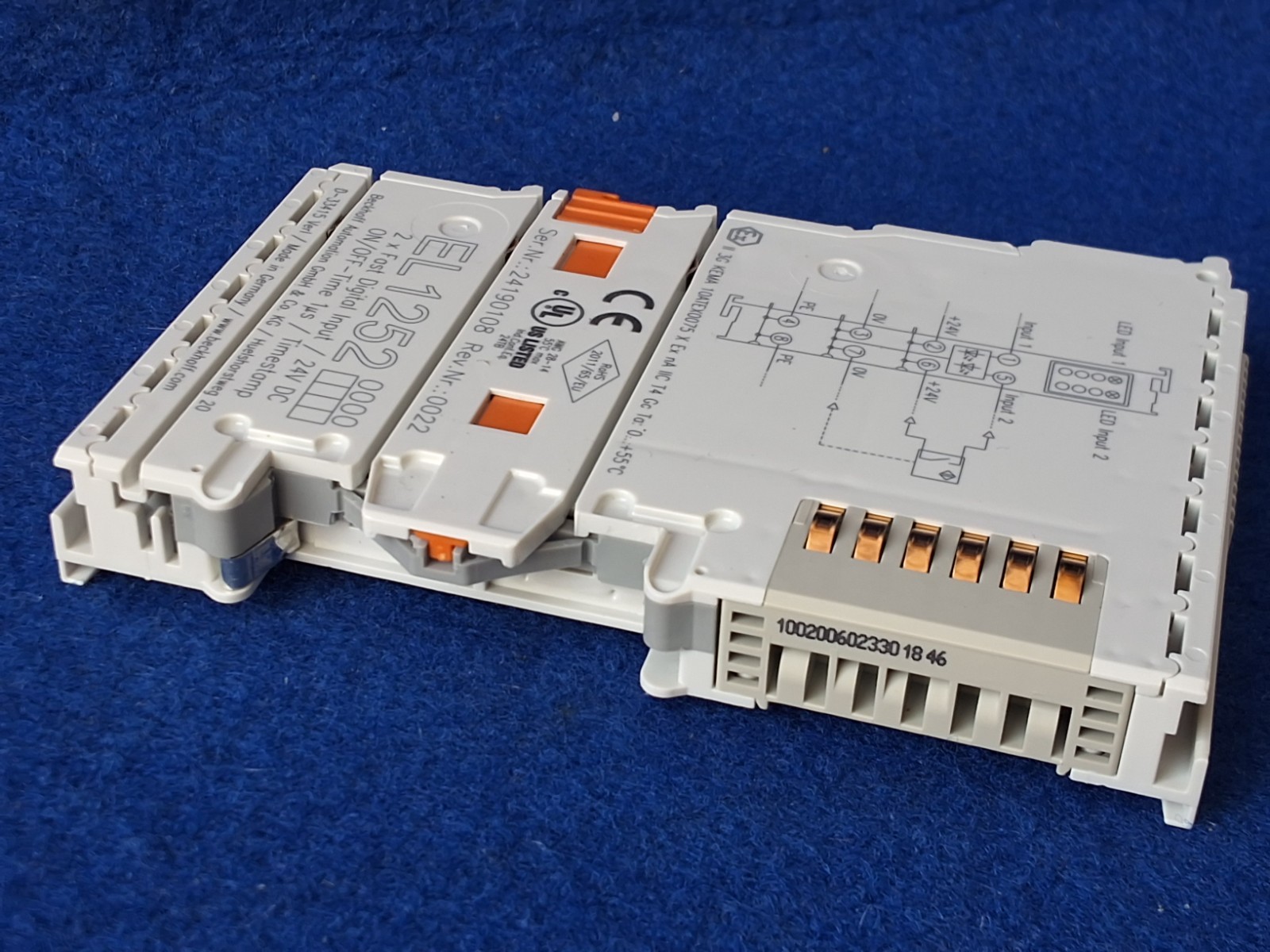 Beckhoff EL1252 2xFast Digital Input / 24 VDC, ON/OFF-Time 1ms/ Timestamp.