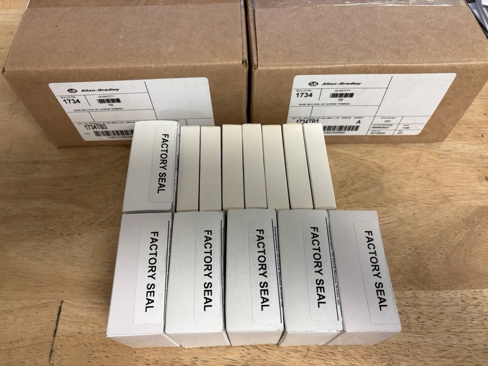 Allen Bradley IO LOT 1734-IB8S, 1734-OB8S, 1734-IB8, 1734-OB8, 1734-TB3 All New