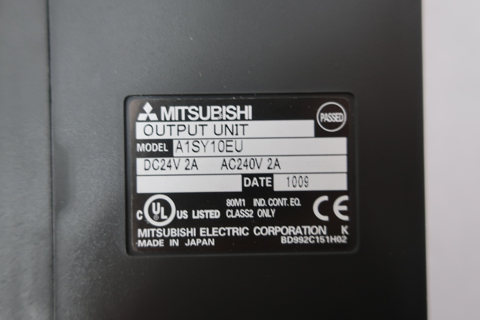 Mitsubishi A1SY10EU Output Module 24v-dc